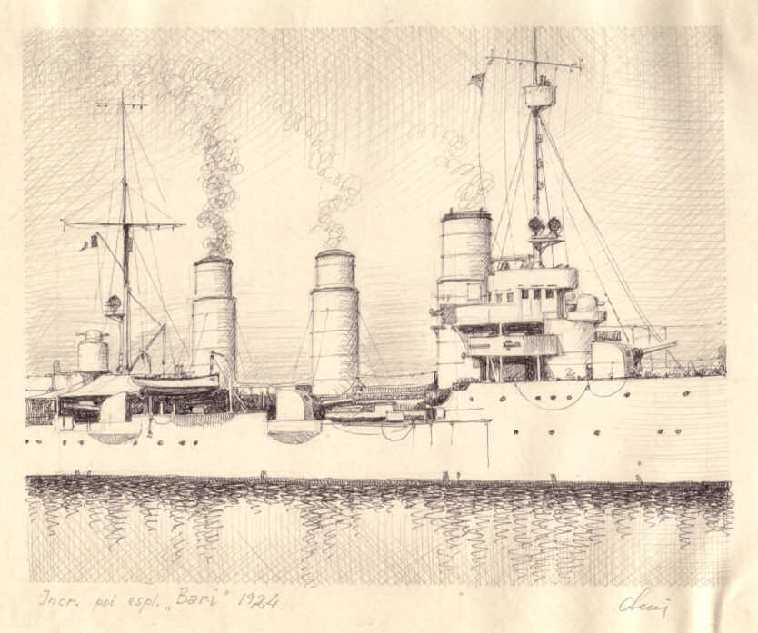 1924 - Incrociatore poi esploratore 'Bari'
